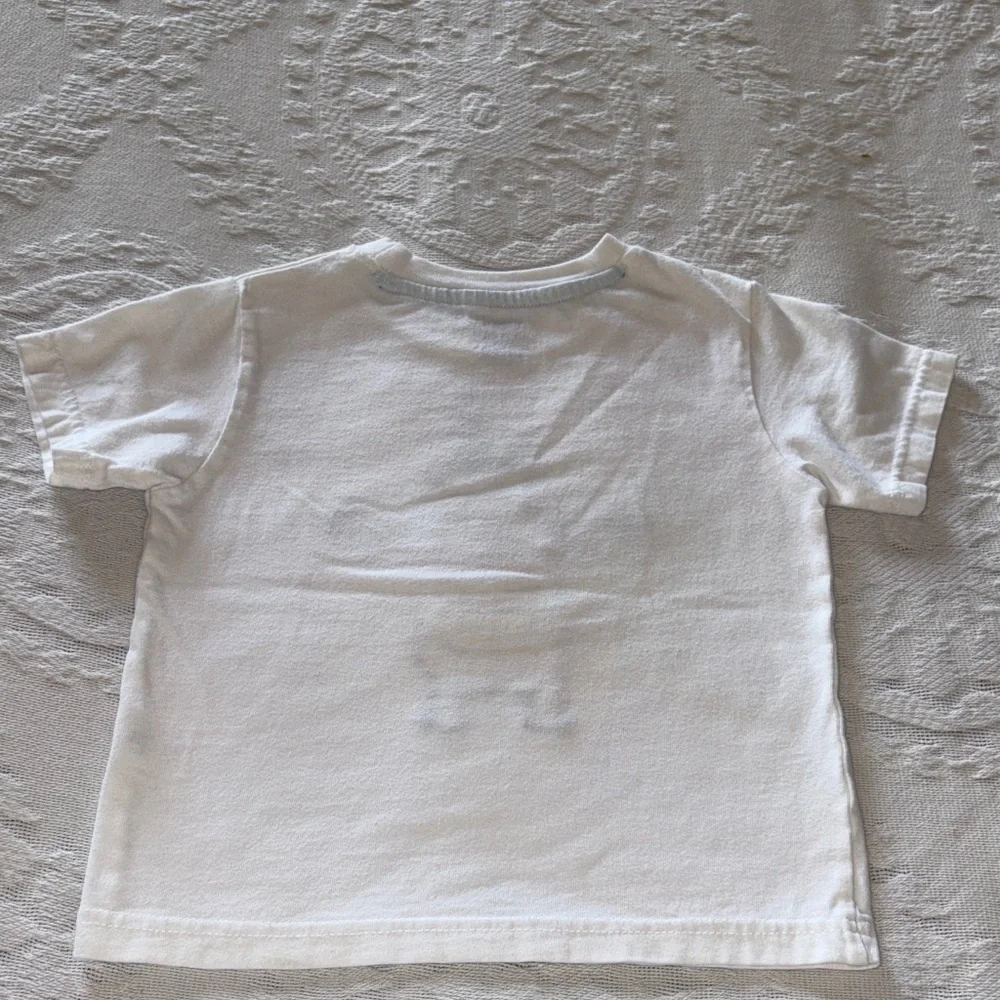 Gently Loved White Bear Birthday Boy Cotton Shirt by Gymboree
